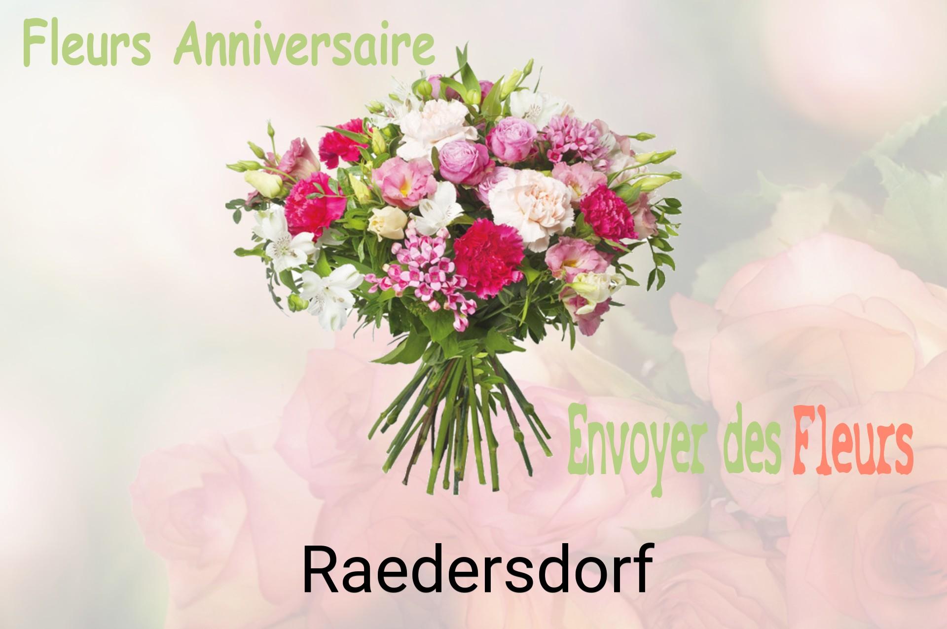 Bouquet de fleurs d’anniversaire livré à Raedersdorf